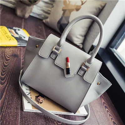 2016 Trapeze Women Tote Bag PU Leather Bags Handbags Women Famous Brand Shoulder Messenger Crossbody Bags Black Bolsas Femininas