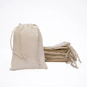 7x9 Inch Double Drawstring Bags