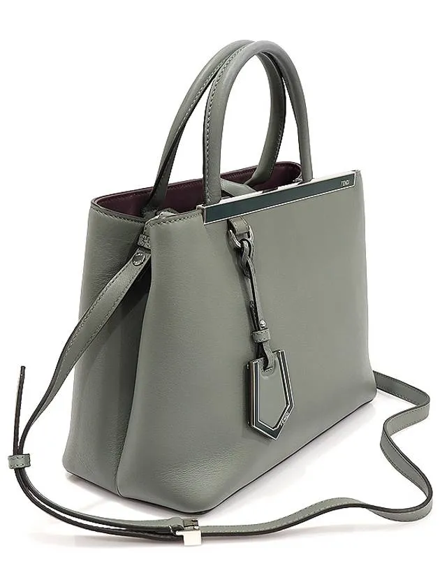8BH253 Gray Calfskin Toujour Small 2WAY
