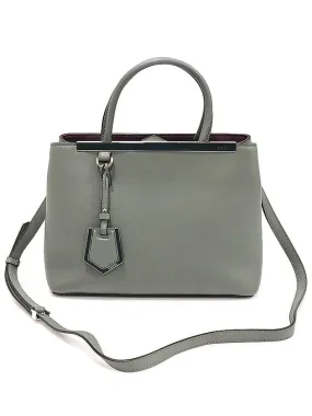 8BH253 Gray Calfskin Toujour Small 2WAY