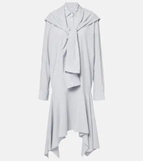 Acne Studios Layered striped shirt dress