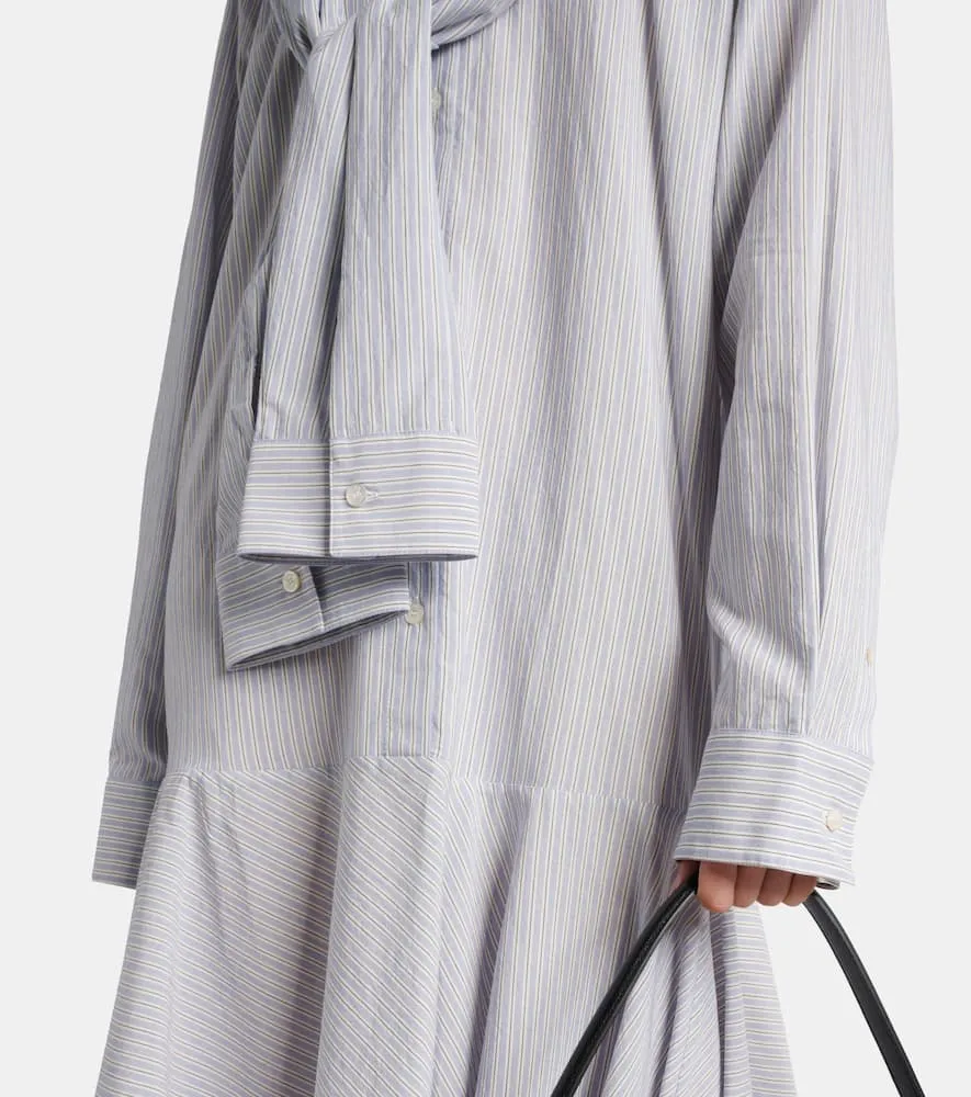 Acne Studios Layered striped shirt dress