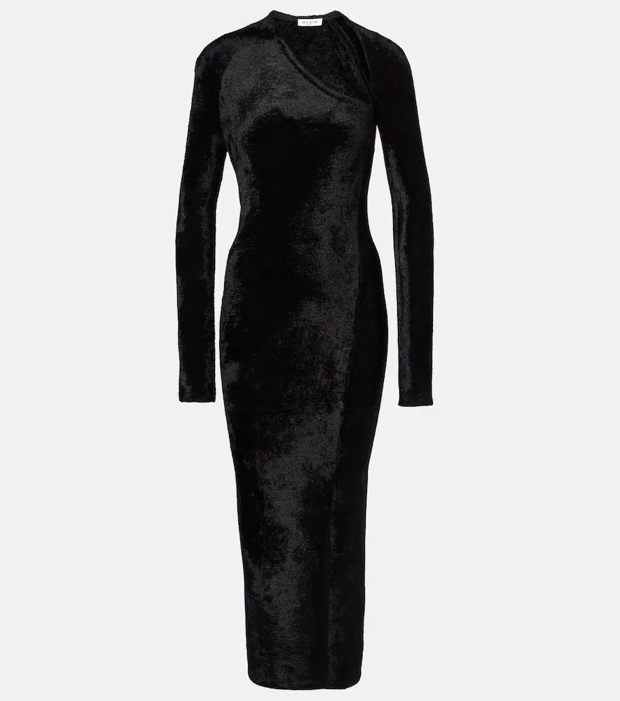 Alaia Velvet midi dress