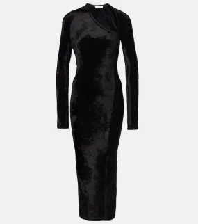 Alaia Velvet midi dress