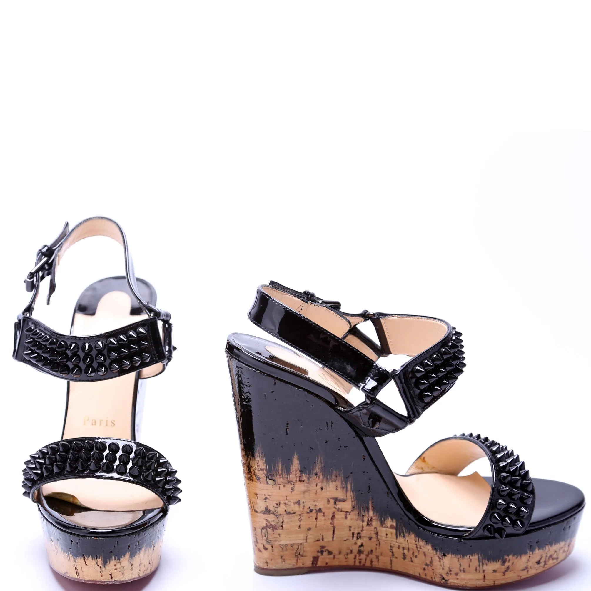 Barboullaga Spiked Wedges Size 37