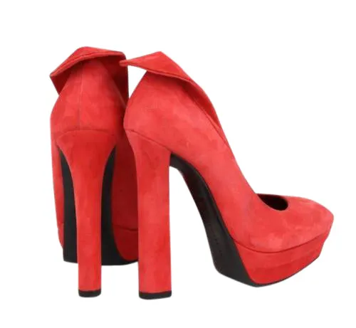 Bottega Veneta Women's Suede Platform Heel Pump