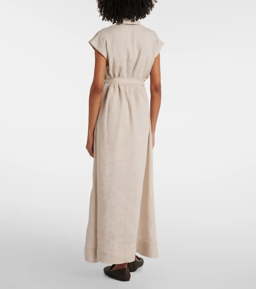 Brunello Cucinelli Linen maxi dress
