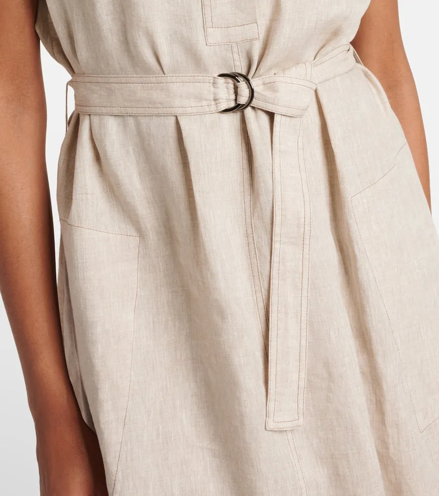 Brunello Cucinelli Linen maxi dress