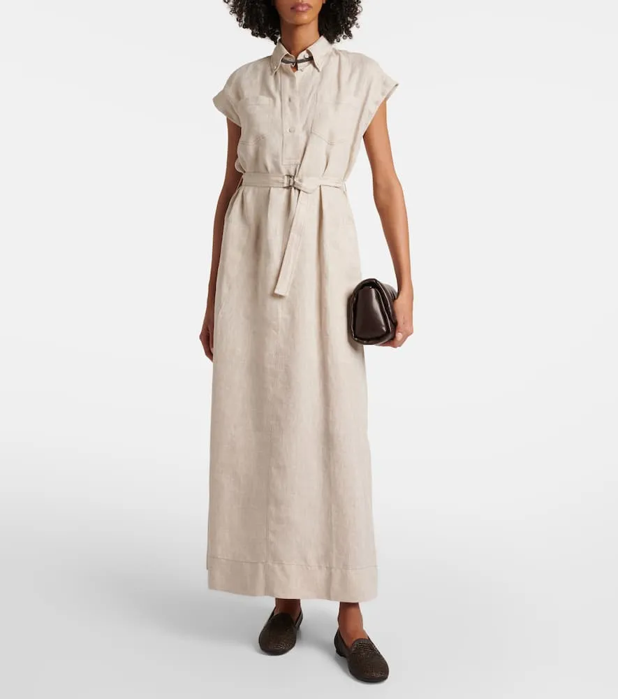 Brunello Cucinelli Linen maxi dress