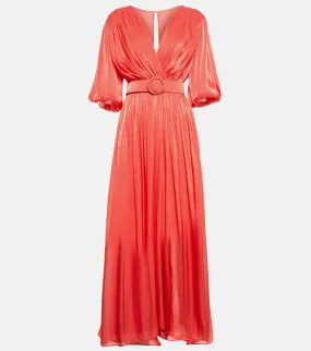 Costarellos Brennie georgette midi dress