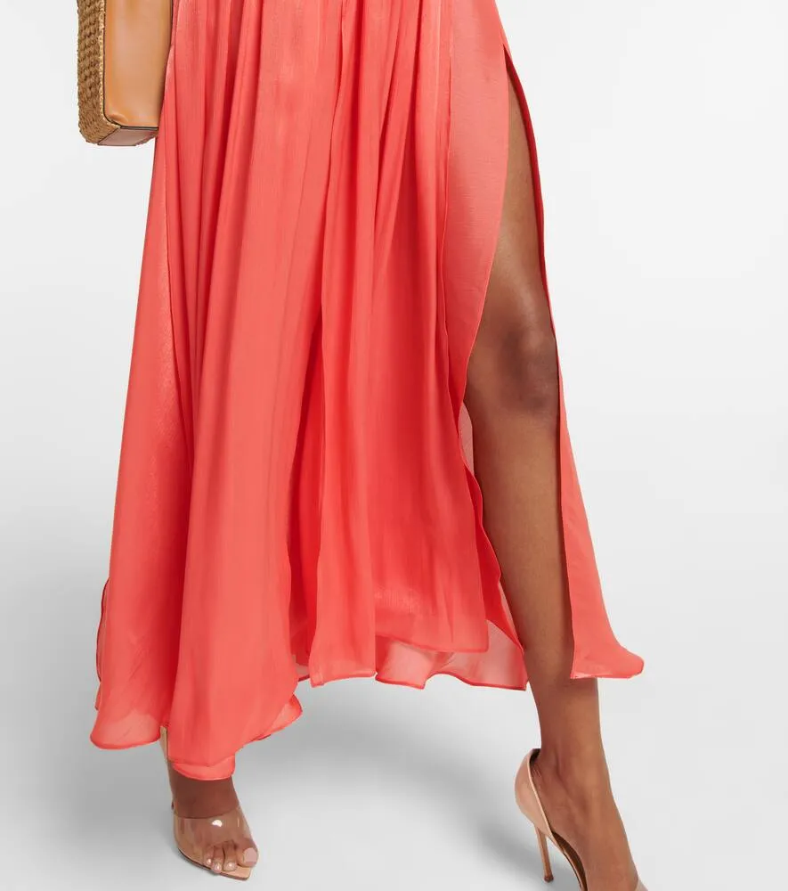 Costarellos Brennie georgette midi dress