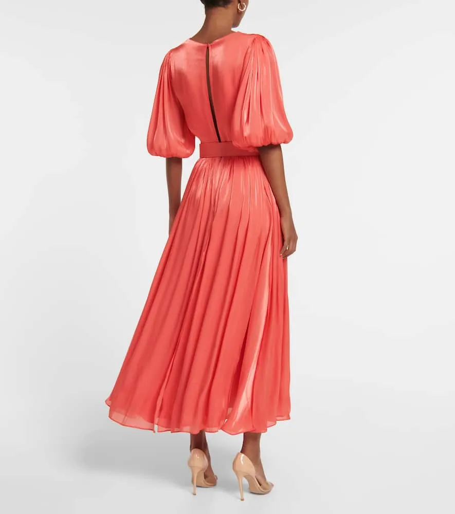Costarellos Brennie georgette midi dress