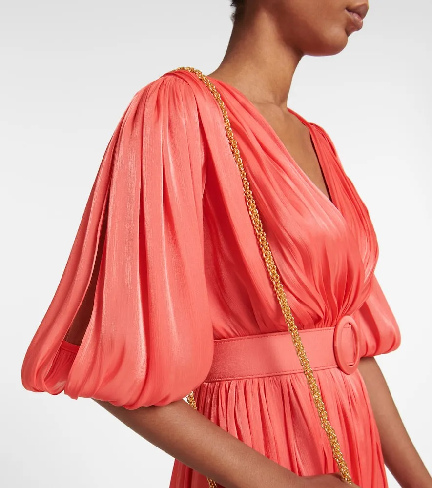 Costarellos Brennie georgette midi dress
