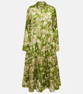 Erdem Palmira floral midi dress