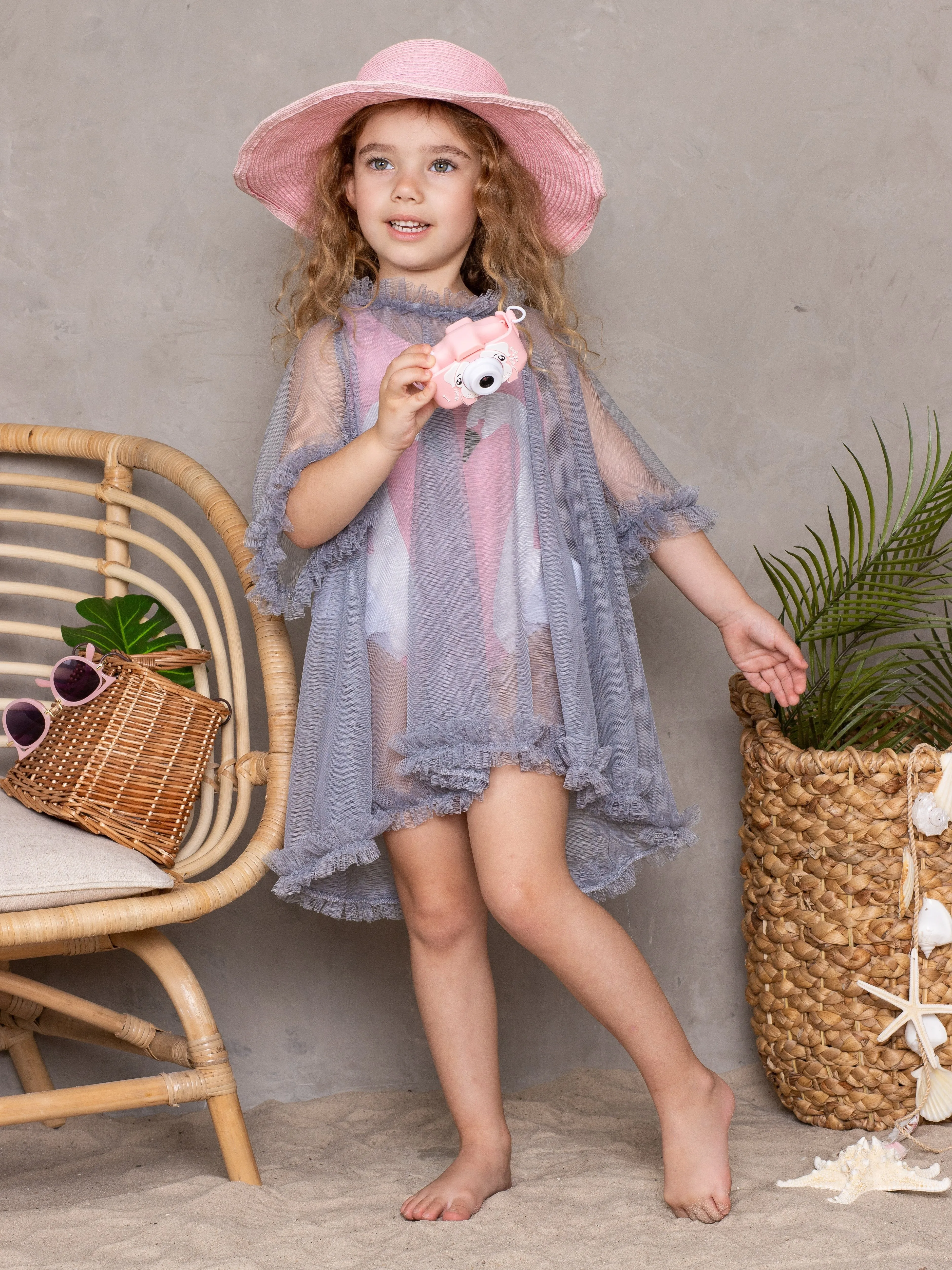 Glamour Galore Sheer Vintage Cover Up
