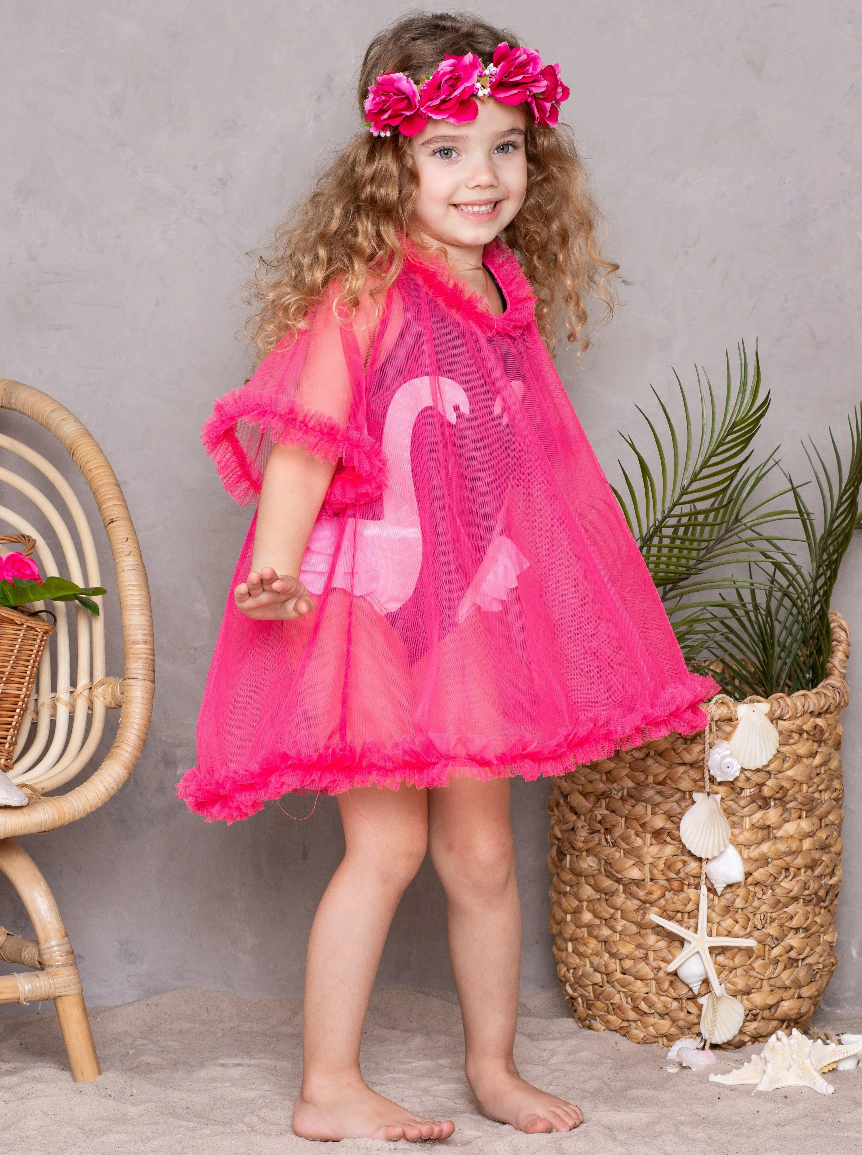 Glamour Galore Sheer Vintage Cover Up