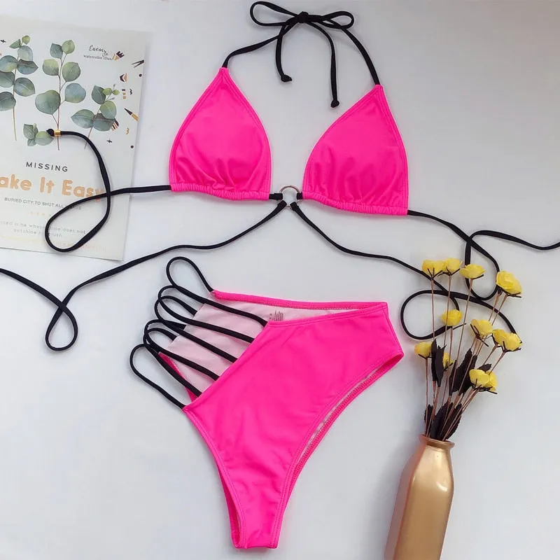 High Waist Bikini Swimsuits - Multiple styles