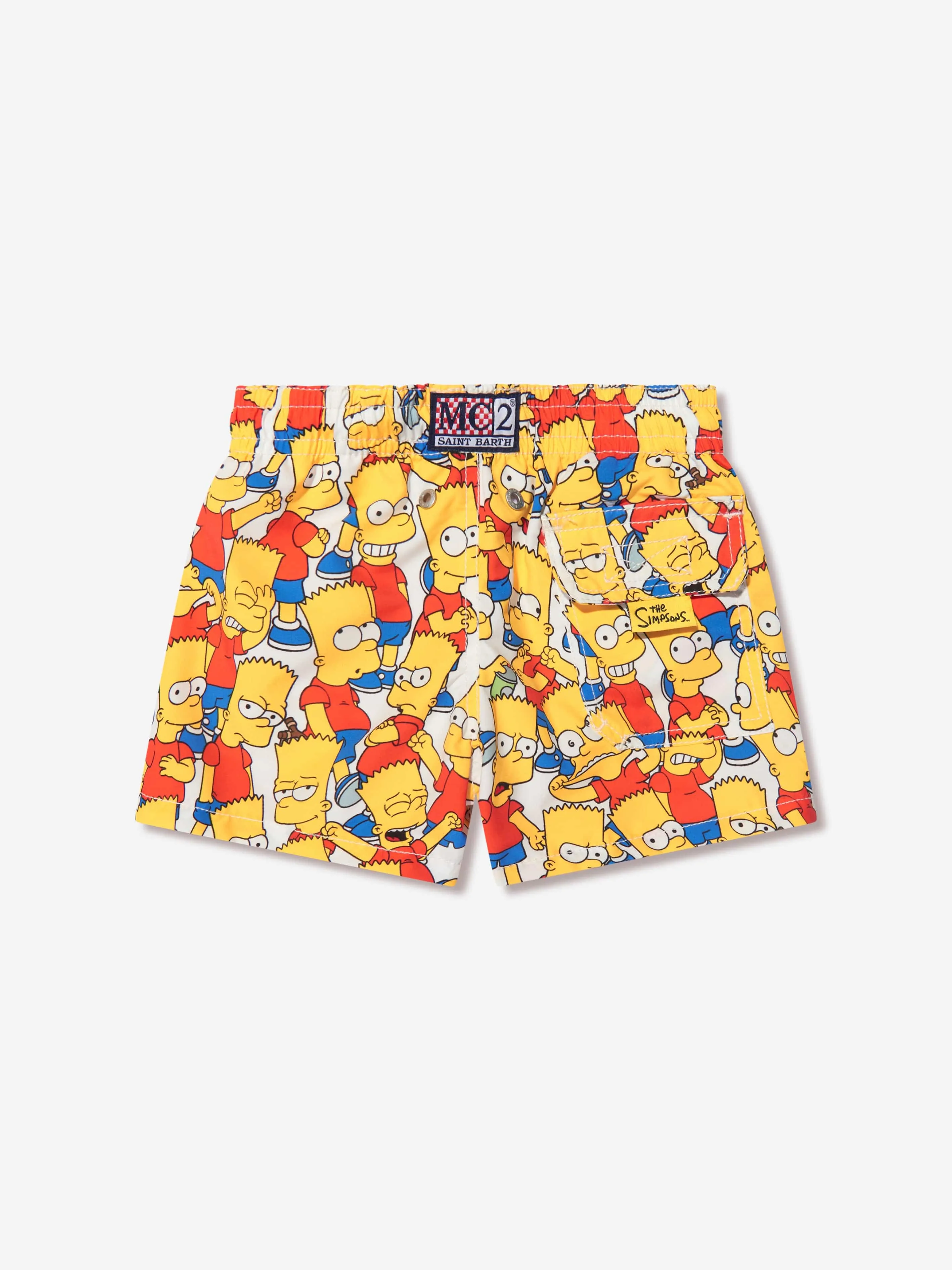 MC2 Saint Barth Boys Bart Mix Swim Shorts in Multicolour