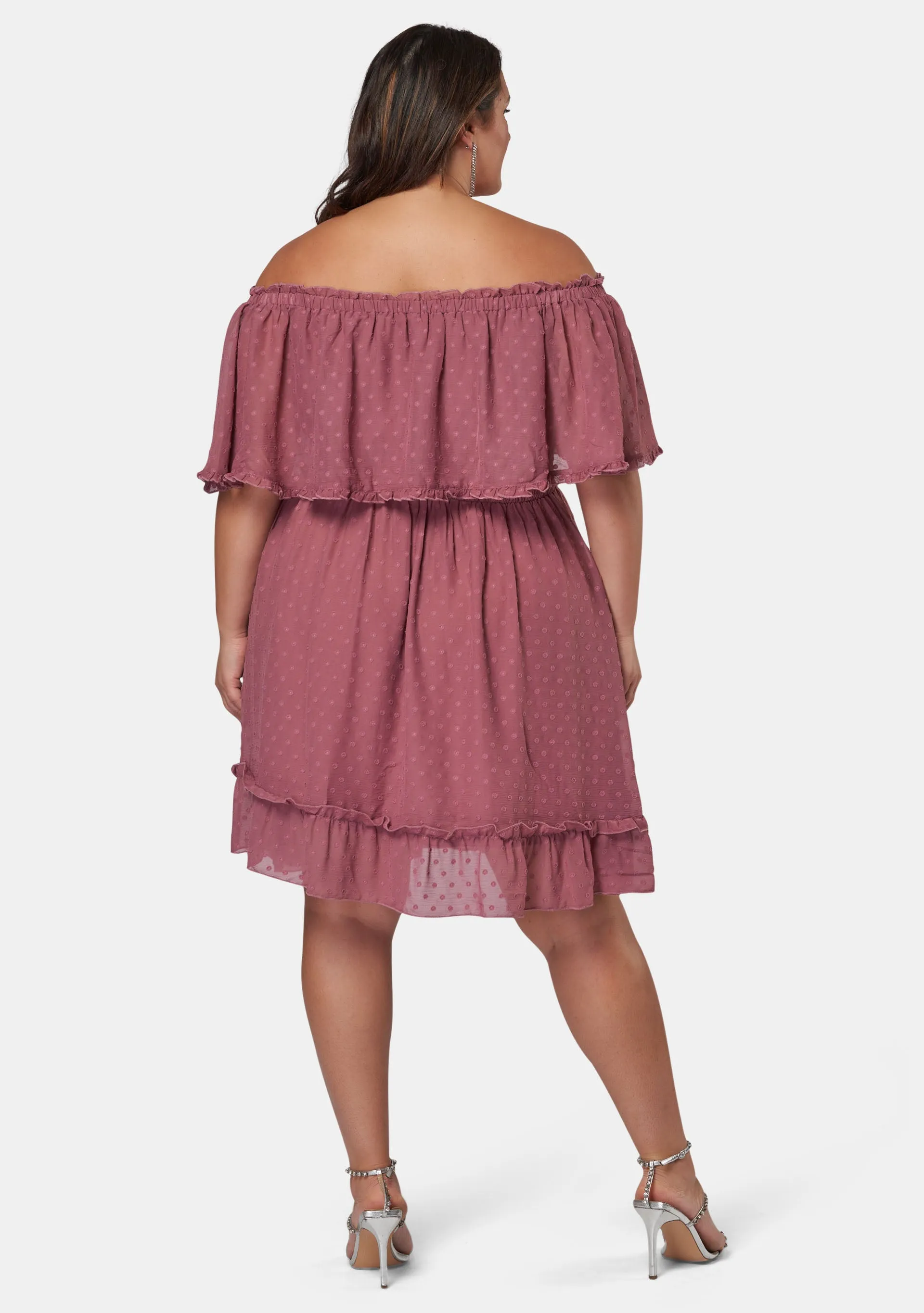 Sensual Off Shoulder Midi Dress