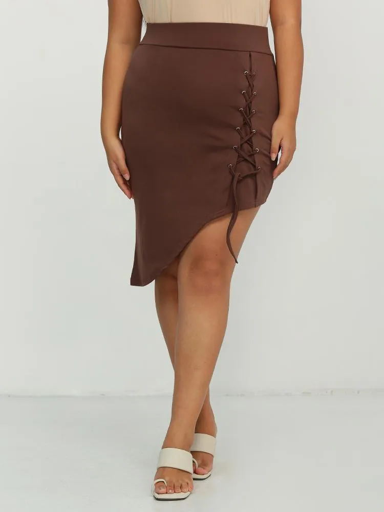 Solid Chiffon Loose Dresses