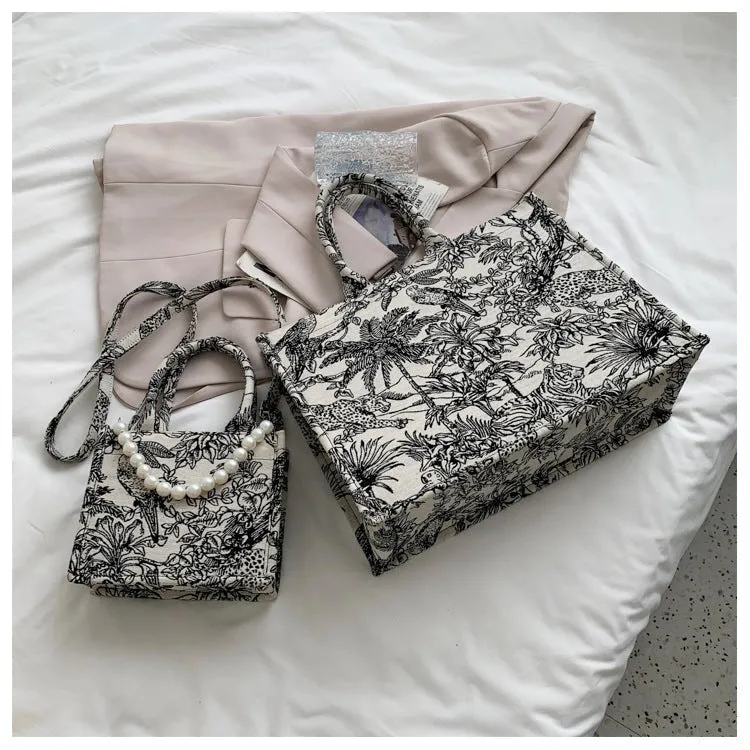 The Forbidden Tote Bag  Black Large