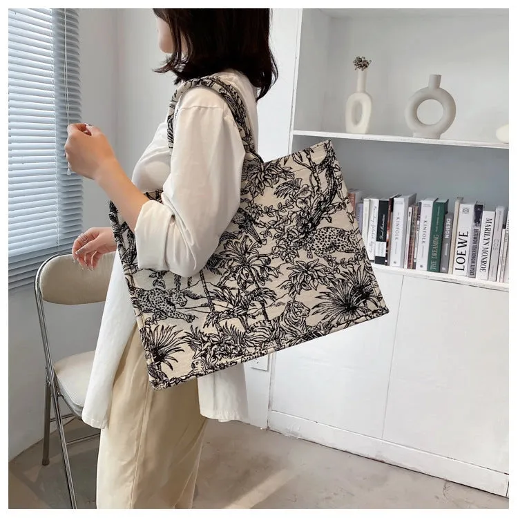 The Forbidden Tote Bag  Black Large