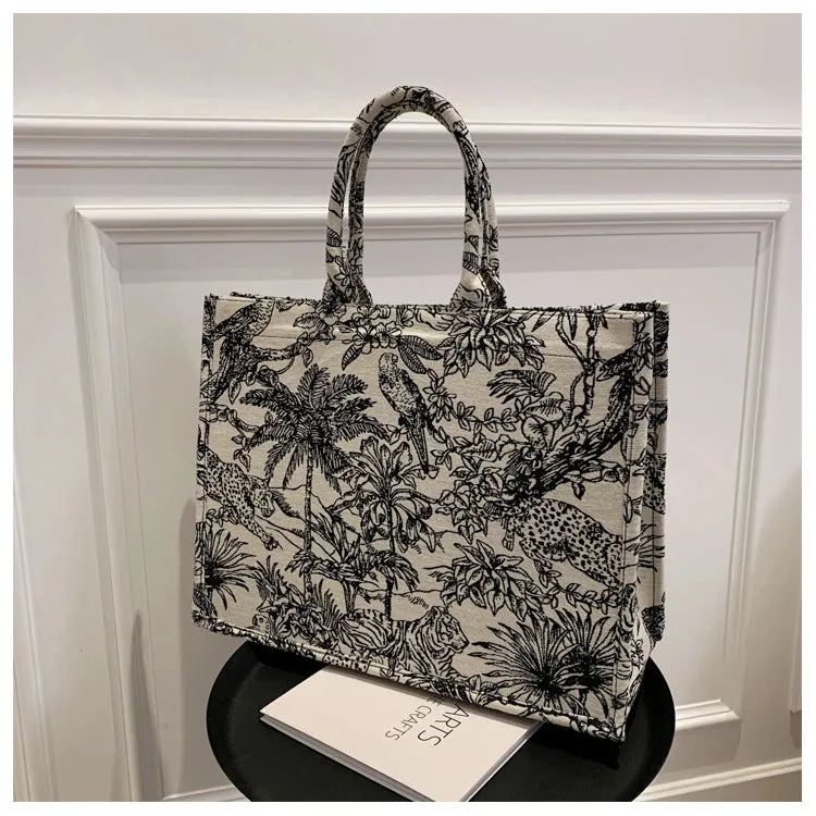 The Forbidden Tote Bag  Black Large