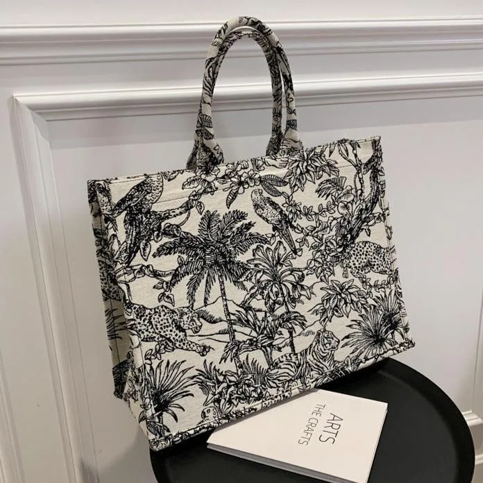 The Forbidden Tote Bag  Black Large