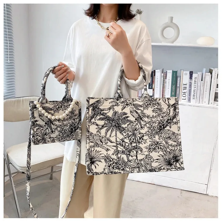 The Forbidden Tote Bag  Black Large