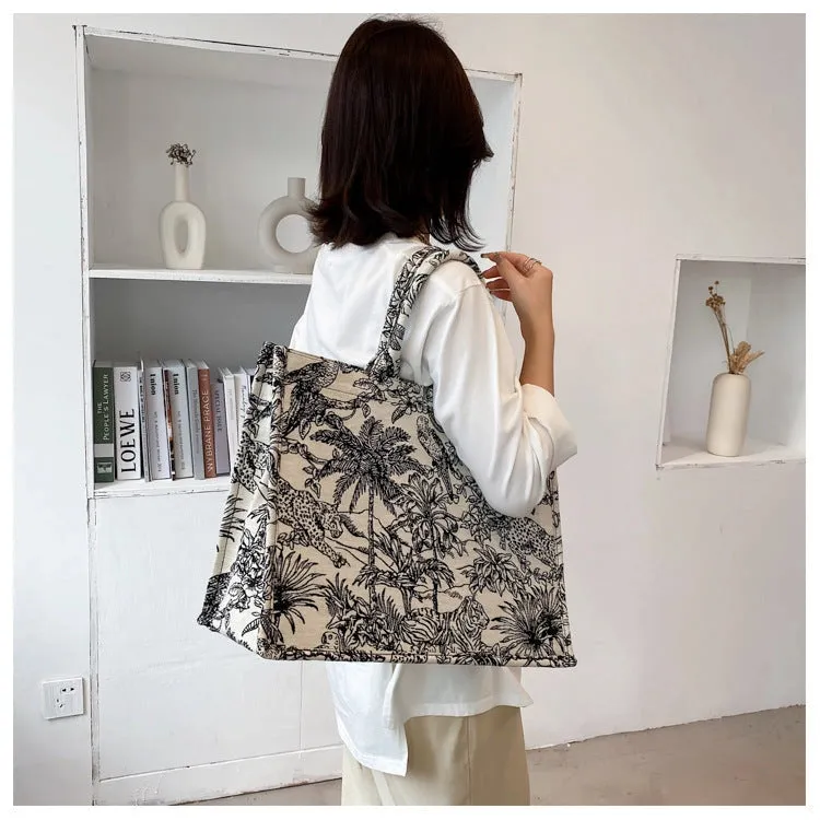 The Forbidden Tote Bag  Black Large